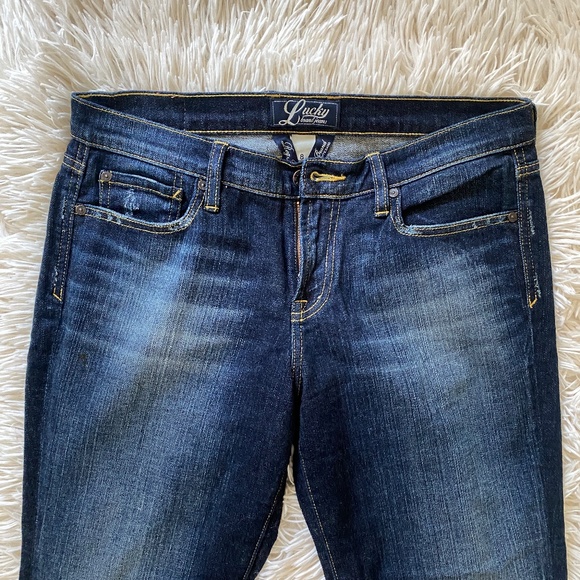 Lucky Brand Blue Ashford Classic Rider Mid Rise Size 8 Jeans - Picture 2 of 7